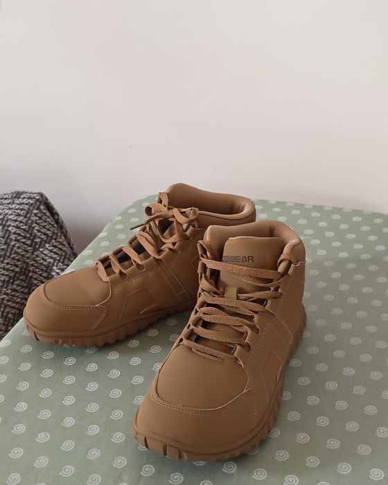 Ghete Hobibear Pine - Barefoot shoes marimea 43 culoare maro