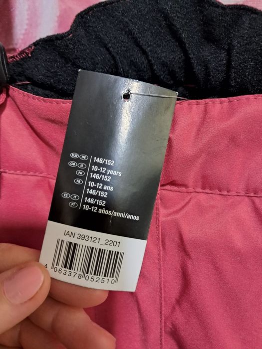 Pantaloni de schi pentru fete , vârstă 10-12 ani
