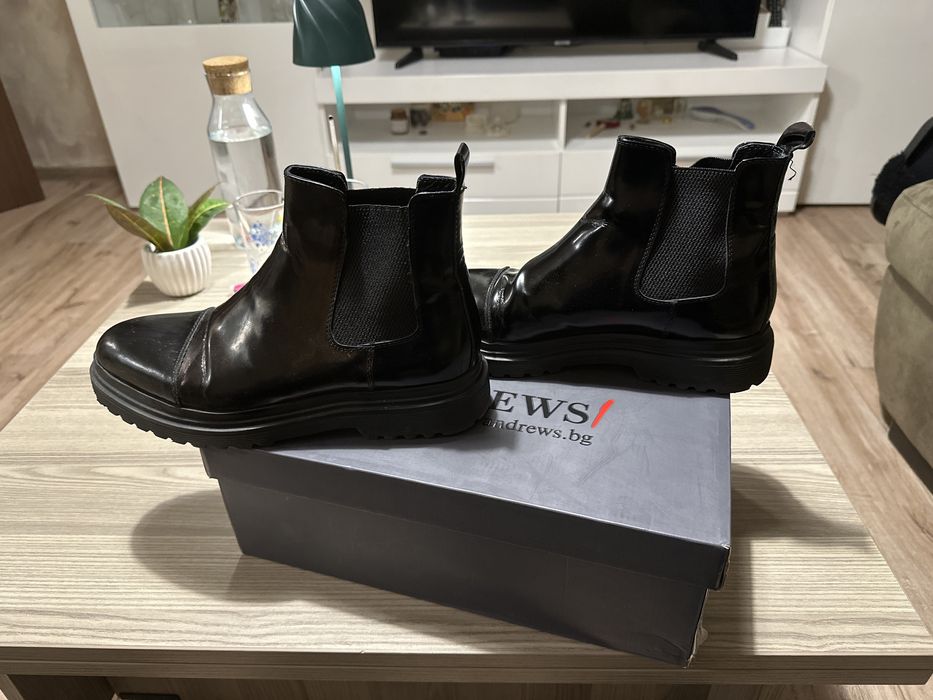 Ботуши Andrews естествена кожа