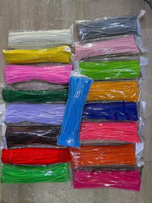 Синельная проволока пушистая и букеты