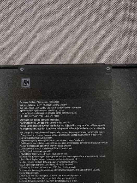 SAMSUNG Galaxy Z Fold7 / 256 GB /