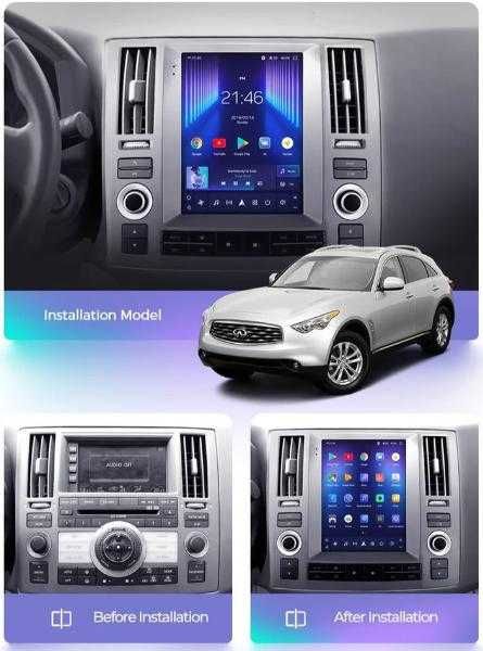 INFINITI FX 2006-2008 ВЕРТИКАЛНА навигация 9,7", 9422