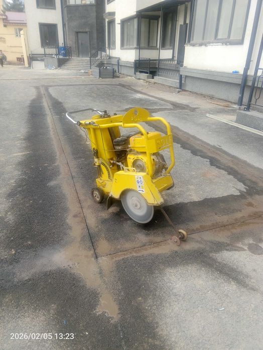 Резка асфальта, бетона и стяжки. Алмазное бурение. Стяжка пола