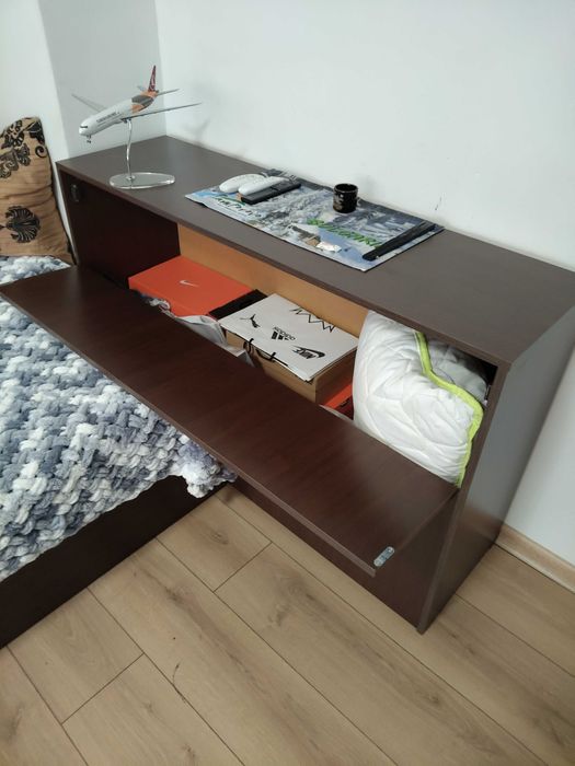 Спалня комплект с ракла, гардероб, матрак, бюро