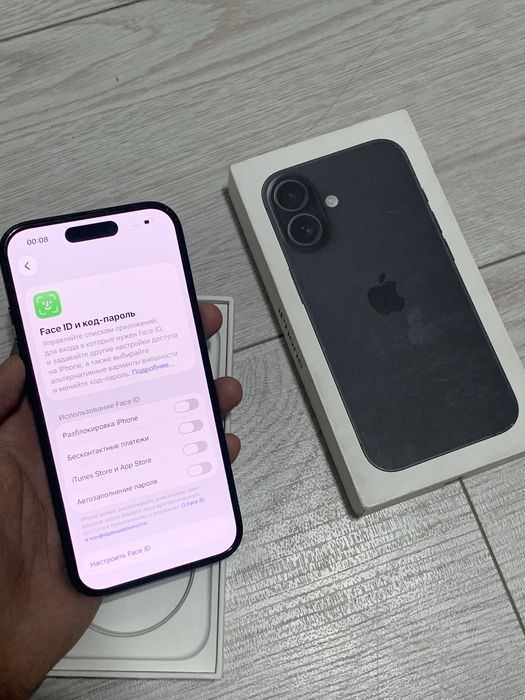 Телефон iPhone 16 128gb