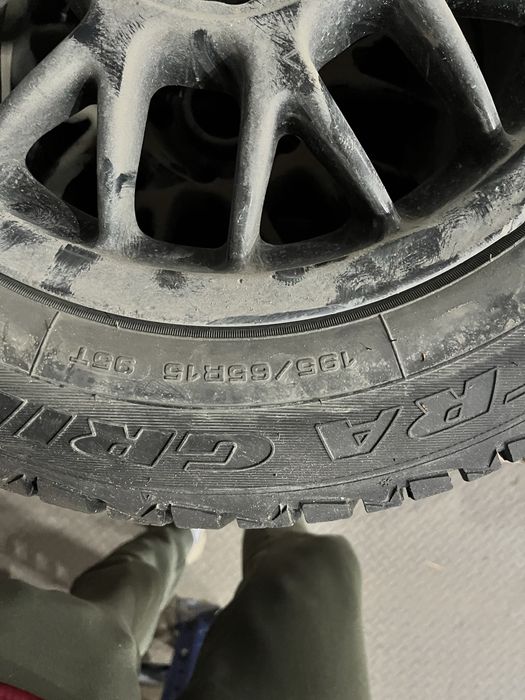Диски с зимней резиной bmw