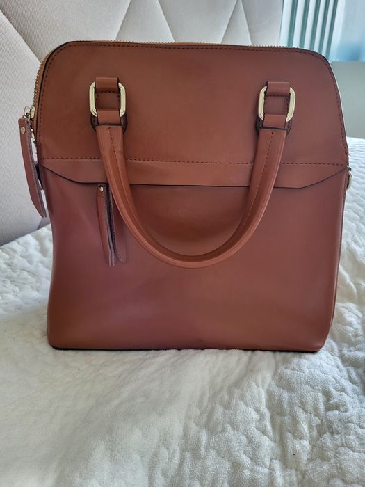 Кожаная сумка женская