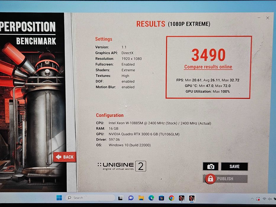 laptop statie grafica Lenovo thinkpad P15 gen1 intel xeon w 10885M intel i9 RTX 3000 16gb
