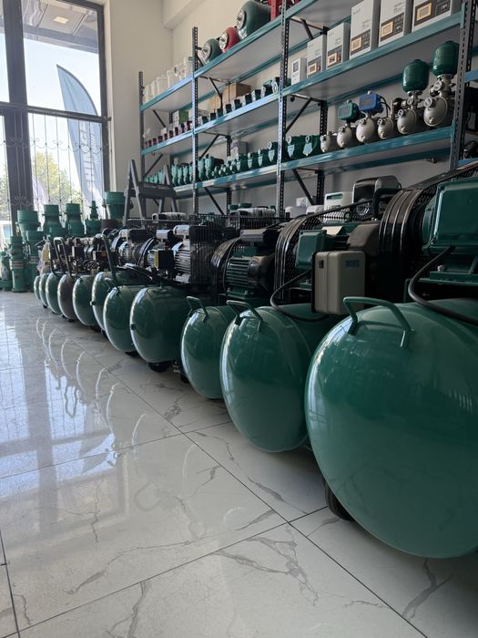 SAAB 100L воздушный поршневой ременли масляний компрессор ГАРАНТИЯЛИ