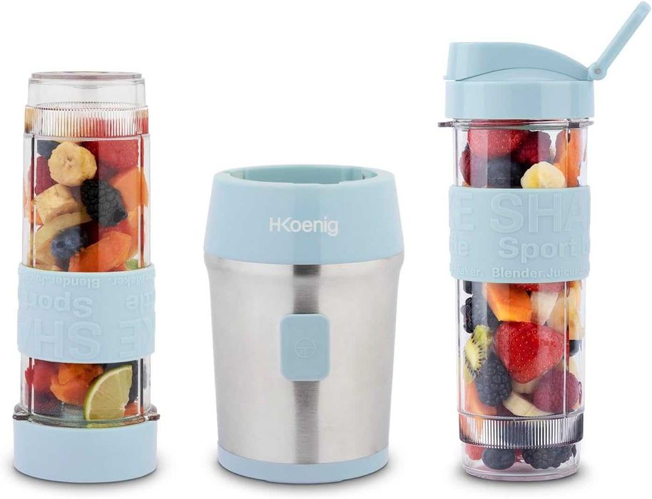 Мини преносим електрически блендер смути мейкър H.Koenig SMOO16 570 ml
