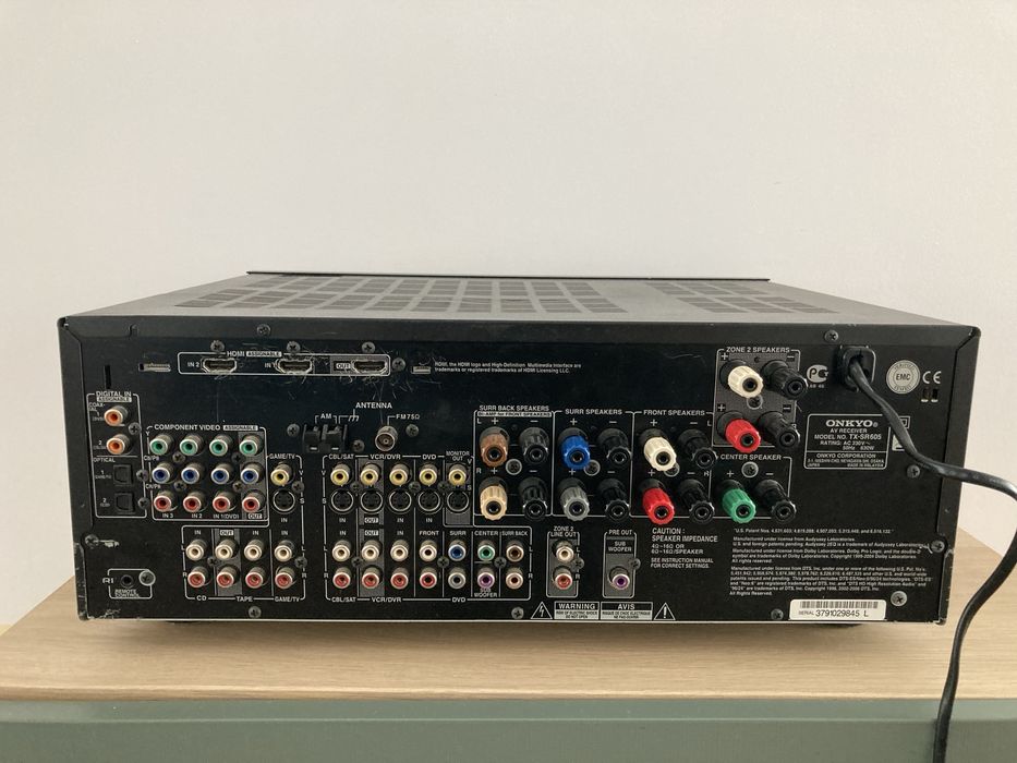 Receiver 5.1 Onkyo TX-SR605 cu telecomanda / Amplificator / Statie