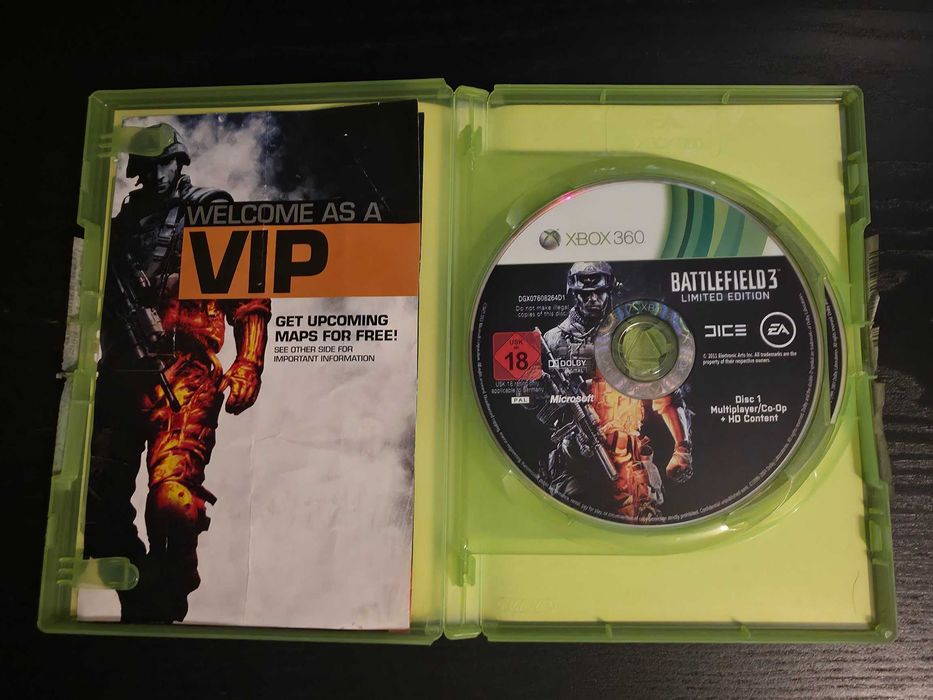 Battlefield 3 Limited Edition за Xbox 360 | 2 диска | Тествана и работи отлично