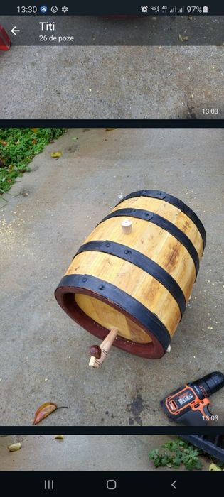 Confectionam butoaie din lemn de dud stejar și salcâm