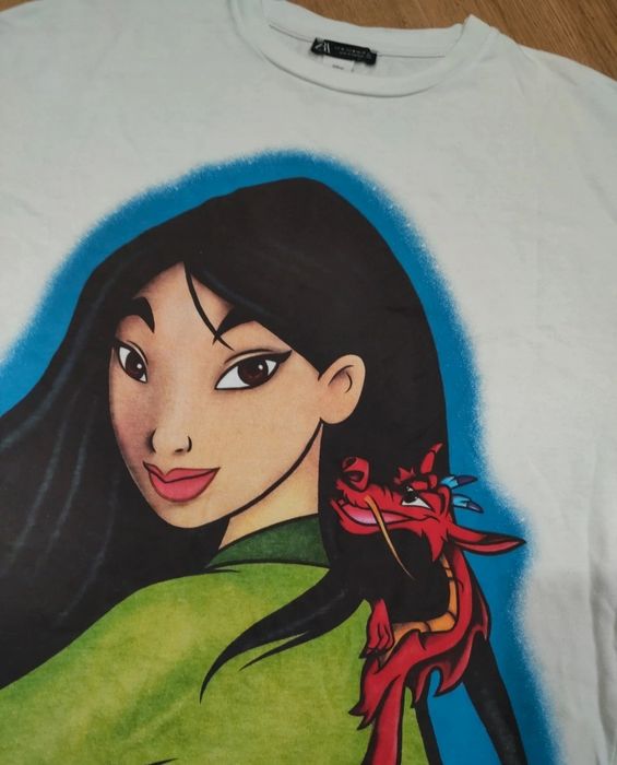 Tricou dama Zara Disney Mulan mărimea M