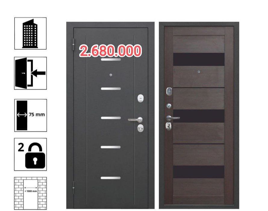 РОССИЯ ЕШИКЛАРИ СКЛАД. Оптом Железные Двери входные металлические, Тем