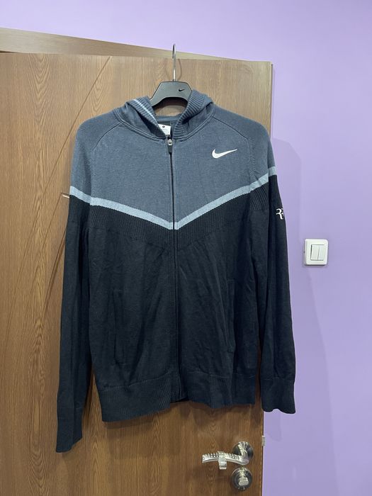 Мъжко Горнище Яке Жилетка Nike Roger Federer Tennis Court Jordan Nadal
