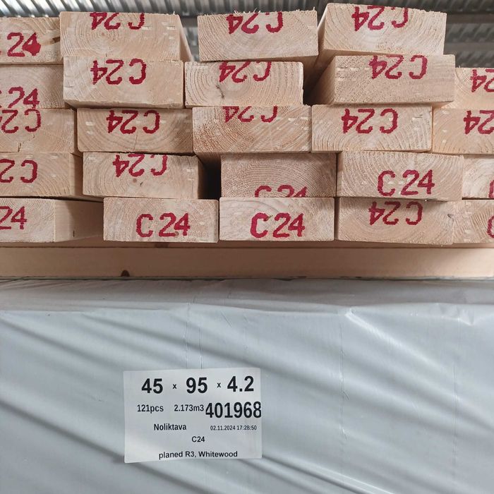 Конструктивна дървесина - сухи дъски и талпи