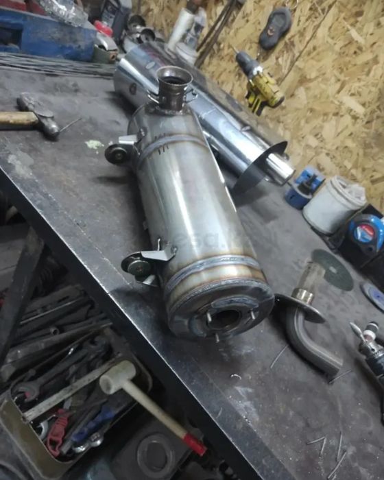 Глушители, сварка Аргон.