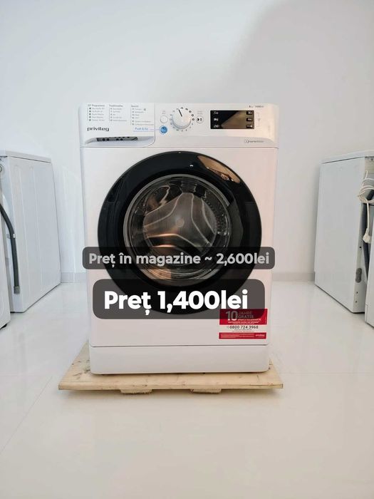 NOU !!! Mașină de spălat rufe PRIVILEG 8KG PWFX873 A B289