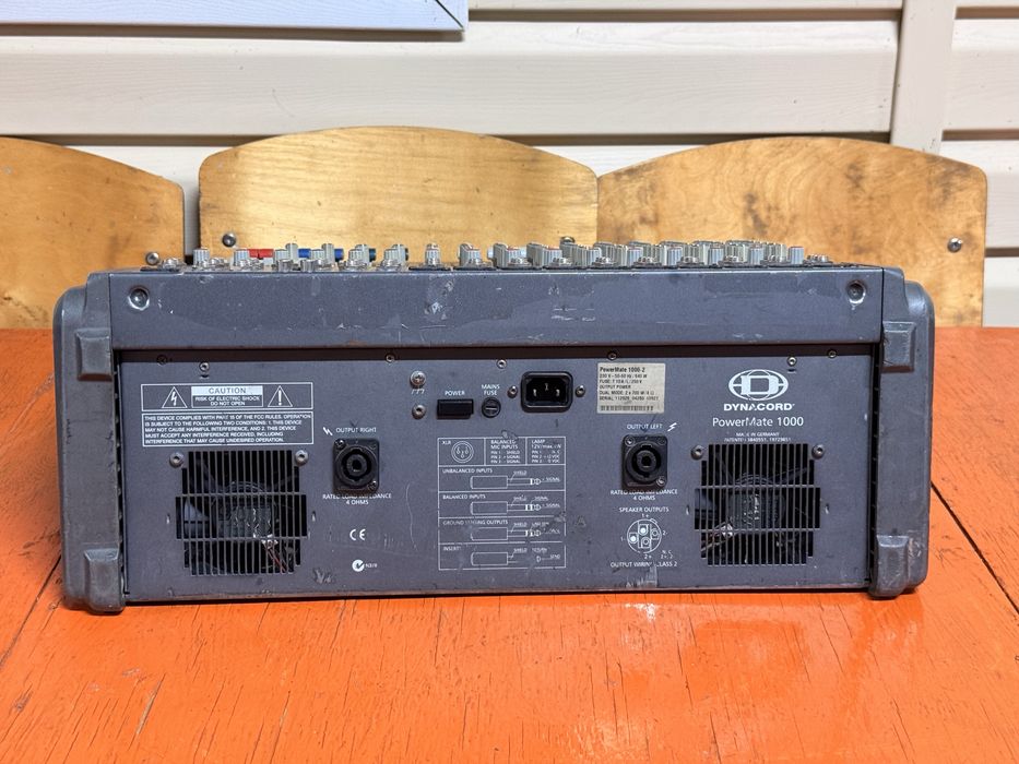 Dynacord power mate 1000 2 поколоения