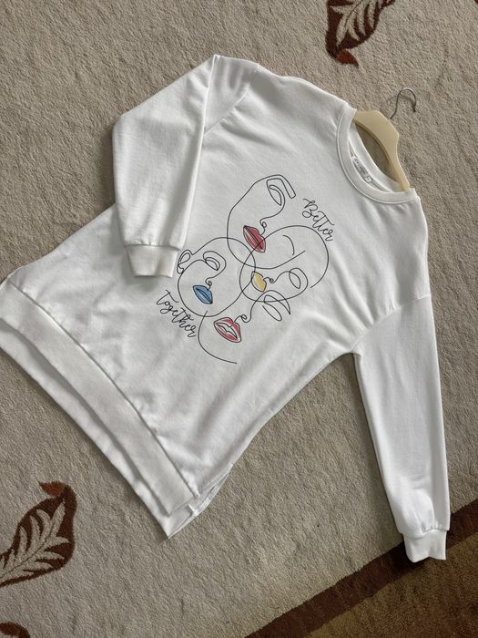 Платье вельюр и Lc waikiki свитшот