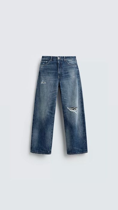 Широки дънки Zara x Disney чисто нови с етикет XS