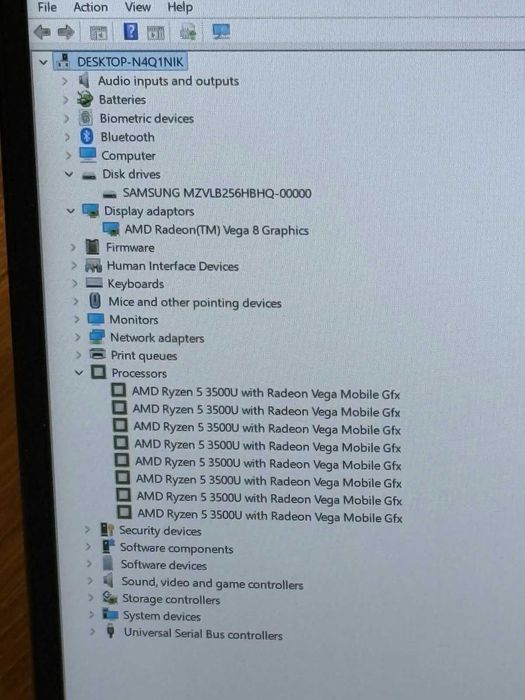 huawei matebook D14 Ryzen 5-3500U/8RAM/256SSD/Full HD