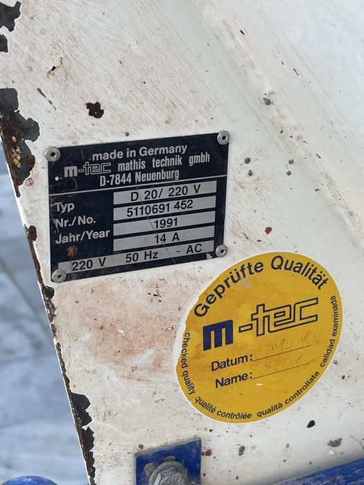 Смесител | Миксер за прахообразни материали M-TEC D 20 - 2.2kW/230V