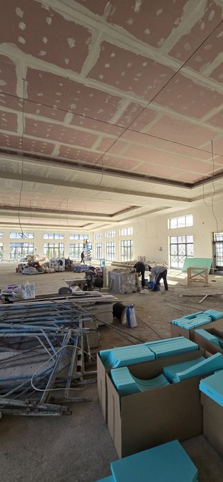 Tencuieli mecanizate, gletuire și lavabil mecanizat