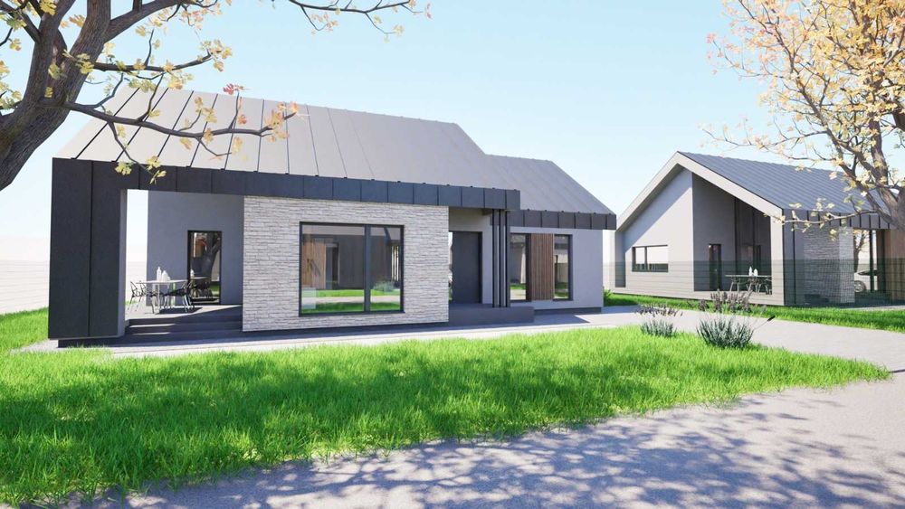 La intrare in Tautii Magheraus, vand casa 125 m.p.c. pe 400 m.p. teren
