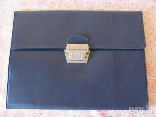 Папка - чанта Тъмносиня