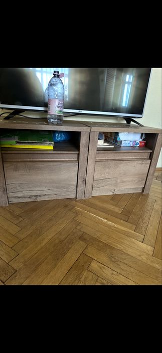 Dulap Jysk + 2 noptiere Jysk (AMBELE SET NU DAU SEPARAT )