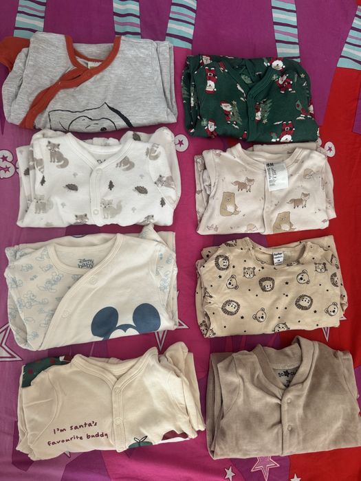 Lot Salopetele/ pijamale 74/ 80