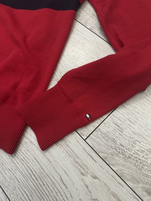 Оригинальный свитер tommy hilfiger красный