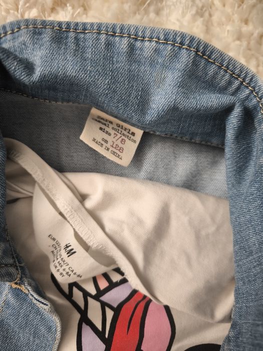 Дънки и дънков елек Zara