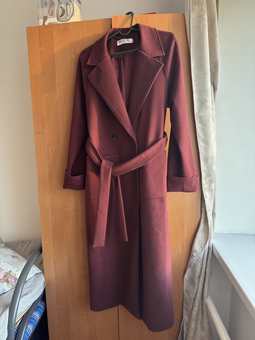 Классическое пальто с поясом