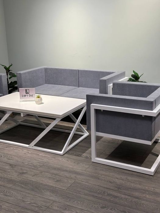 Диваны лофт комплект диван кресло в стиле лофт мягка мебель офисная