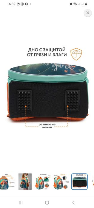 Продам новый школьный рюкзак для девочек