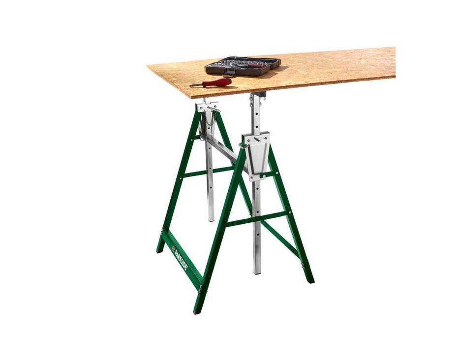 НОВИ! Работна стойка коза Parkside 800-1300мм до 200кг