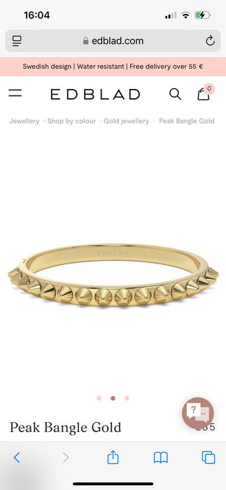 Brățară uk Ebdlad aurie