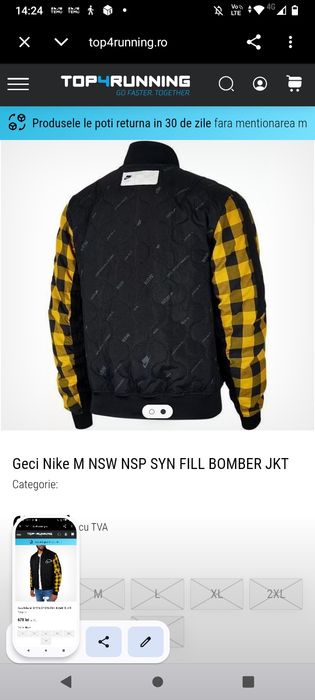 Jacketa Nike NSW bomber Xl