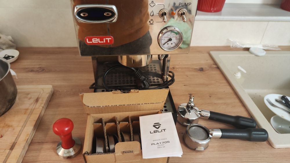 Espresso Lelit 41Tem (Oct2016) + set nou site + tamper + filtru apa sigilat