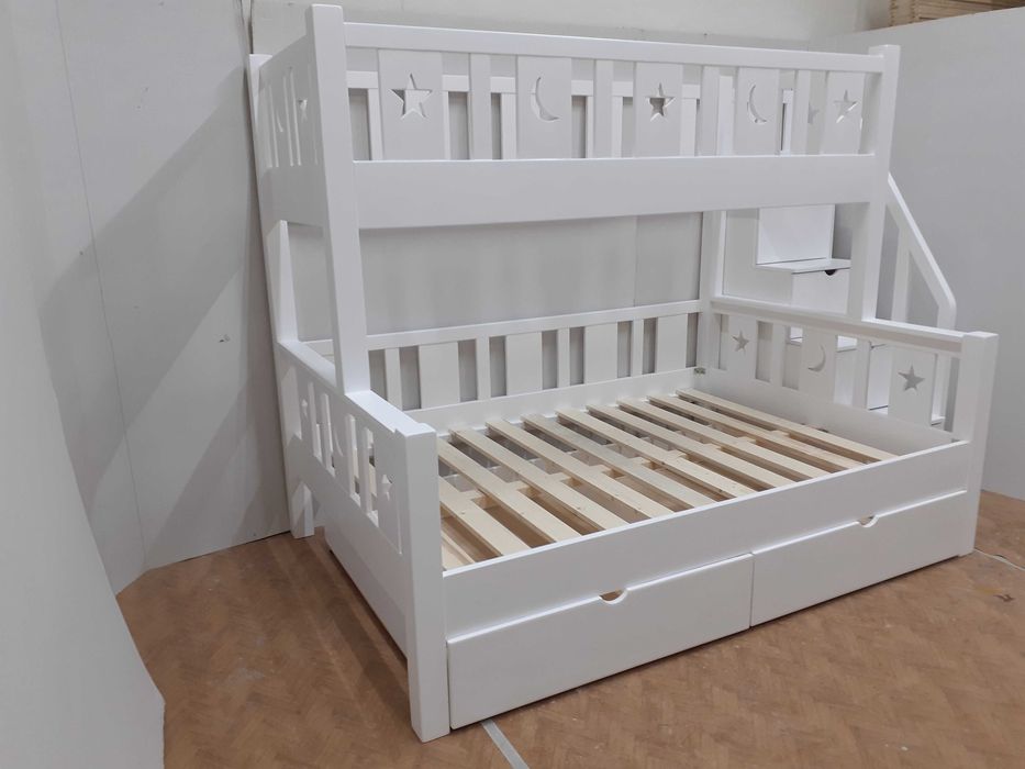 TRANSPORT GRATUIT.Pat etajat din lemn masiv.Cod 3518