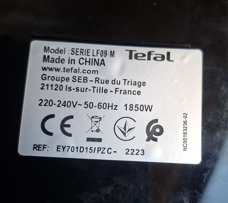 Friteuză cu aer cald (Air Fryer) Tefal Easy Fry Deluxe XXL 5.6L - Stare excelentă