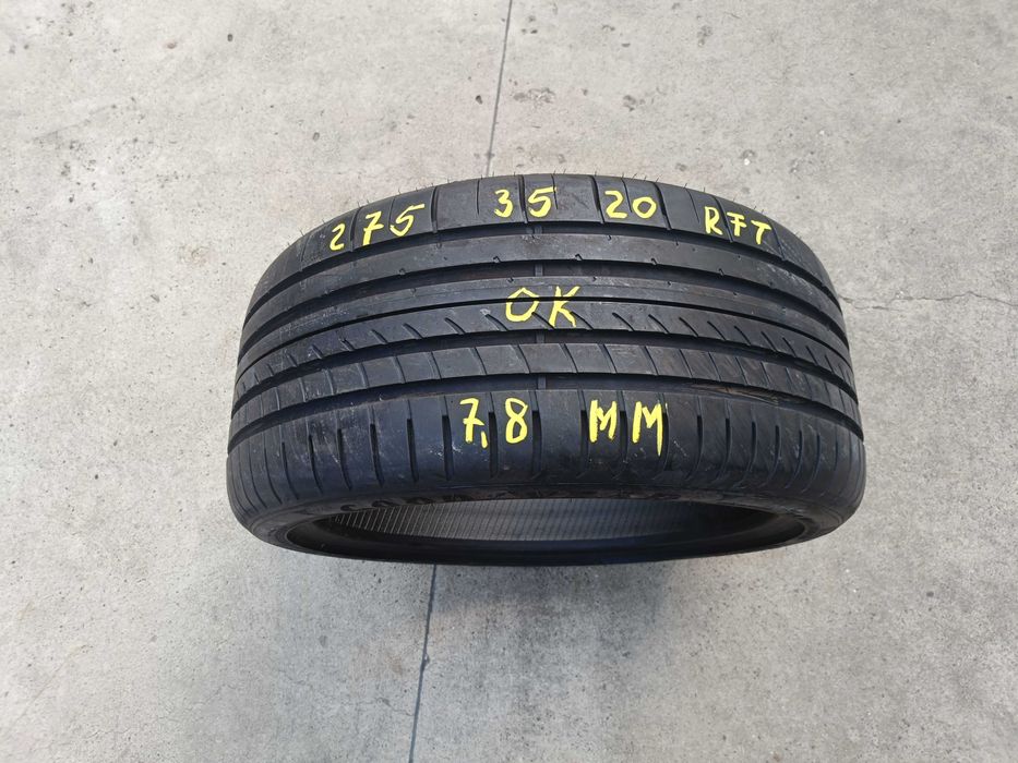 O anvelopa vara 275 35 20 goodyear asymmetric 2 run flat profil 7,8 mm