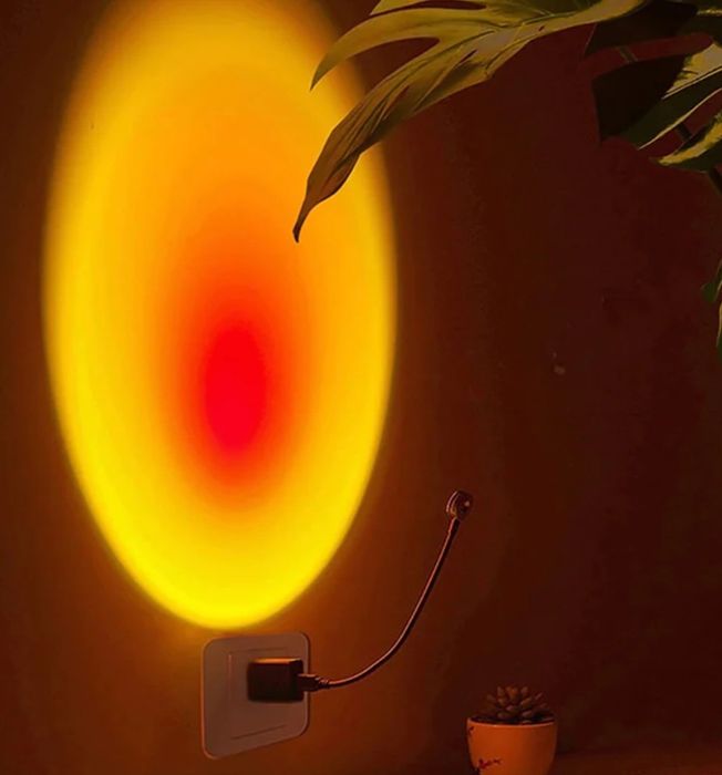 Sunset usb lamp лампа quyosh botishi 3hil chiroq солнце закат