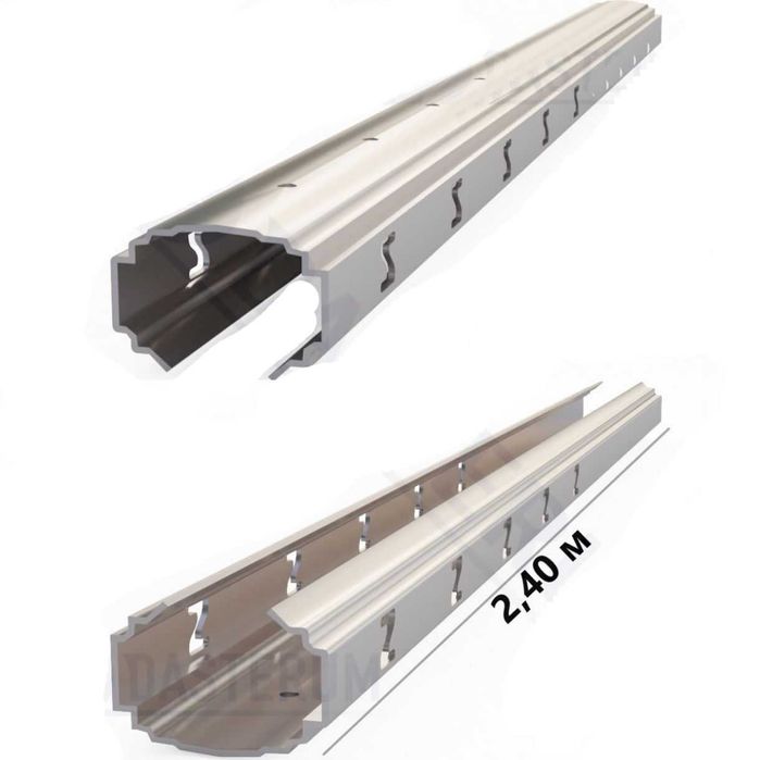 Поцинковани лозови колове 2.4 м / 1.5 мм