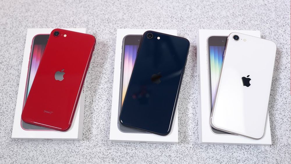 iPhone SE 3• ca NOi • Rosu • ALB • Negru