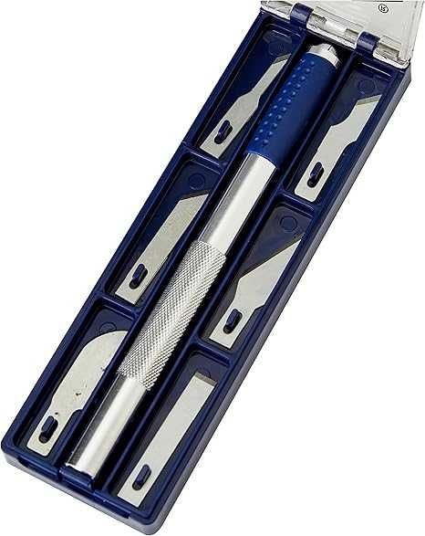 Хоби комплект -скалпел с шест различни остриета Wedo