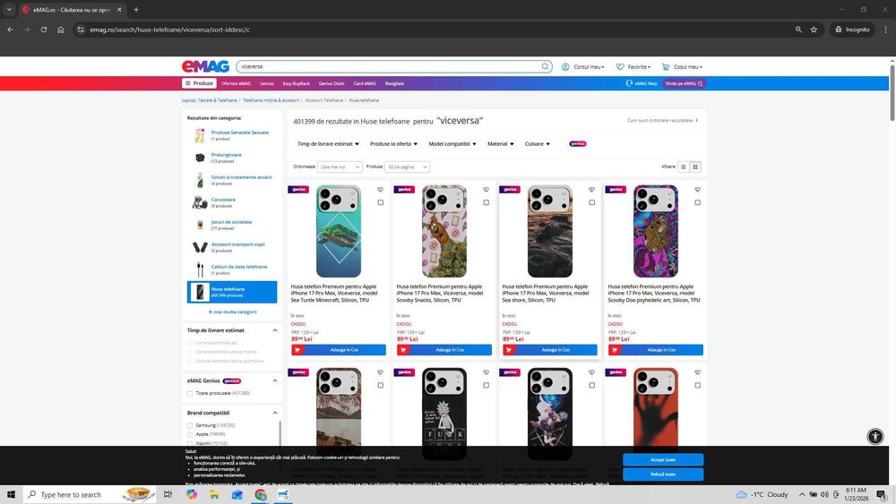 Vând afacere eMAG + Site Propriu + Imprimanta Roland VersaStudio BD-8